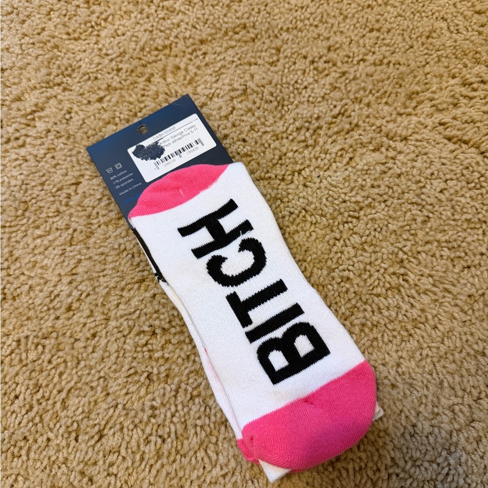 Arthur George Pink and White Classy Socks - Picture 2 of 2